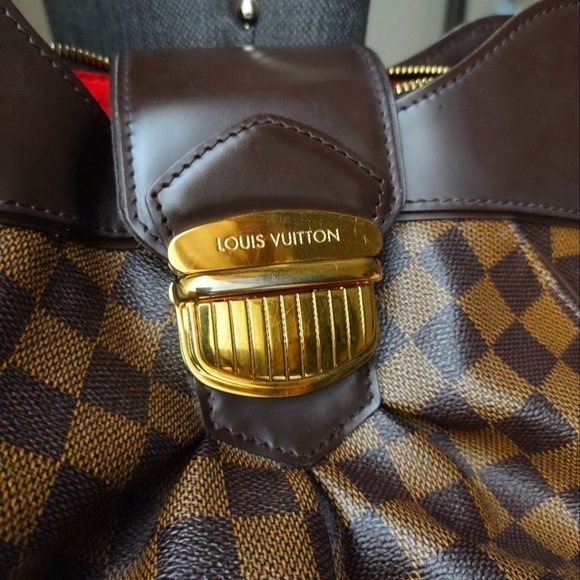 Louis Vuitton Damier Ebene Sistina MM Handbag +LV BOX/DUSTBAG  👜🌟🌟 - Picture 4 of 11